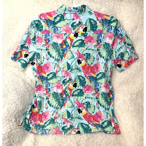 Margaritaville Casual Button Down Collared Men's Shirt Parrot Beach Size M - Picture 4 of 4